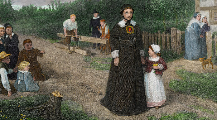 Vivid Scarlet Letter Art: See the Story Unfold