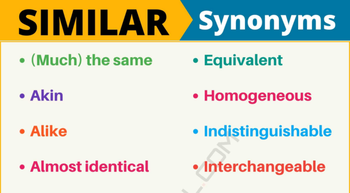 Discover the Synonym Word That Is Similar: Uncover Hidden Language Nuances