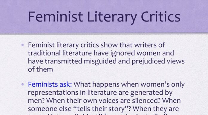 In Literary Theory What Constitutes a Feminist Text?