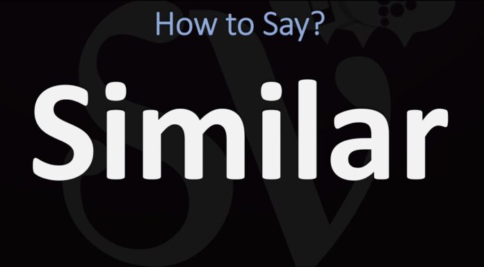 ‘Similar’ Sounds: A Pronunciation Story