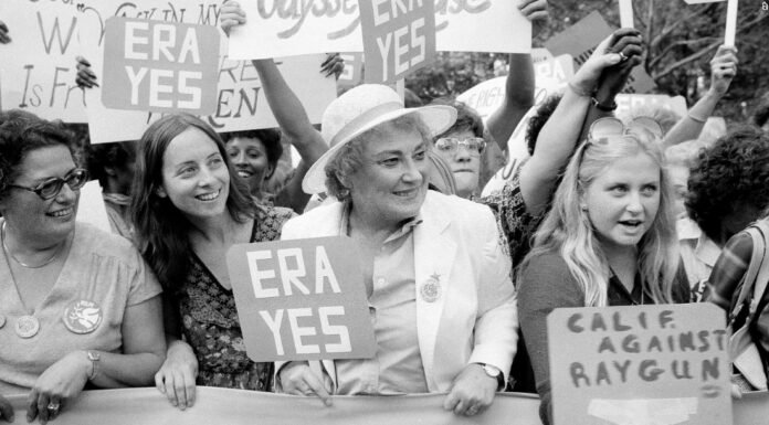 Feminist Leaders Rally to Demand Equal Rights Amendment Ratification