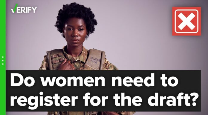 Why haven’t women been required to register for the draft?