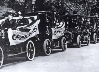 April 18 1910 – NAWSA Re-Elects Shaw and Stages Capitol Hill Suffrage Procession