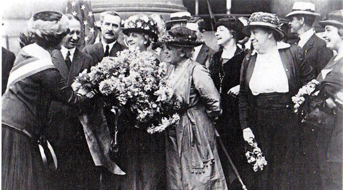 August 27 1920 – Carrie Chapman Catt Returns to NYC to Celebrate Suffrage Victory