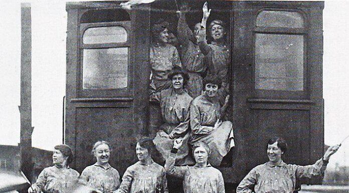 Today in Herstory: Suffragist Prison Special Arrives in Chicago