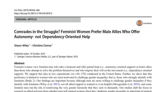 A Man Who Trusted Women: Honoring Male Allies in the Feminist Movement