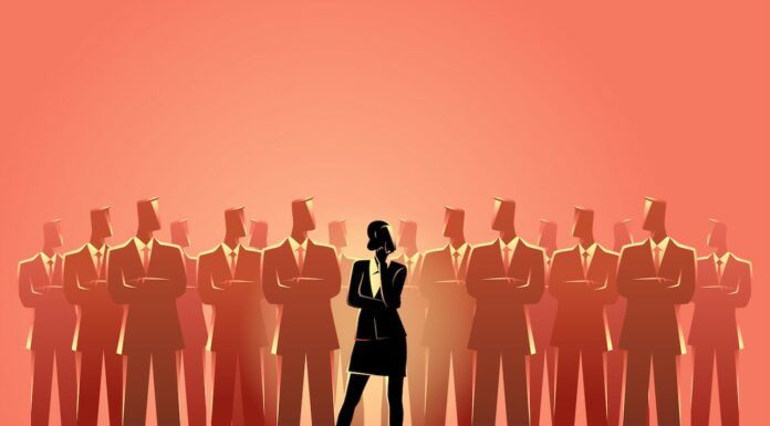 Why does a few number of women show interest in politics?