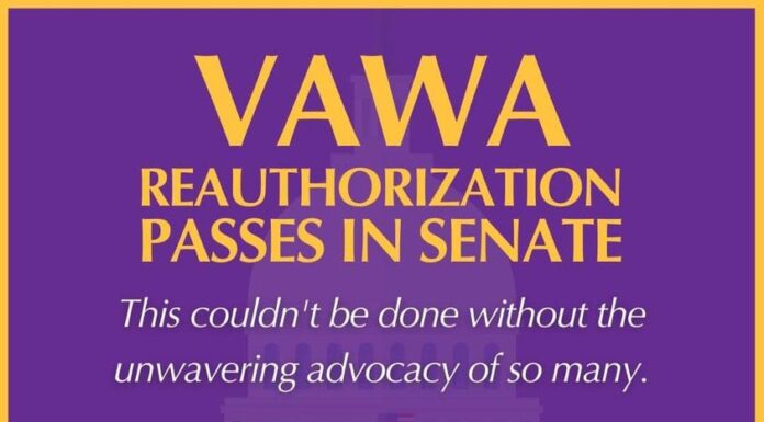 Senate Passes VAWA Reauthorization Act Amid Strong Advocacy Efforts