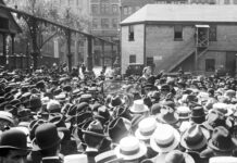 May 5 1916 – Supporters Celebrate Emma Goldman and Storm Carnegie Hall for Birth Control Rights