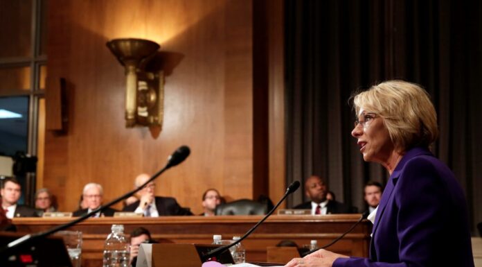 Senate Holds Heated Confirmation Hearing for Betsy DeVos