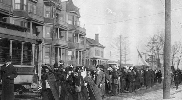 Today in Herstory: Suffragist Hikers Reach Princeton