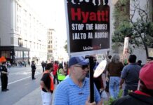 Hyatt Workers Protest Unsafe Conditions and Job Outsourcing Nationwide