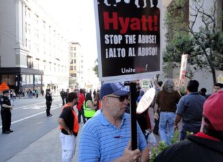 Hyatt Workers Protest Unsafe Conditions and Job Outsourcing Nationwide