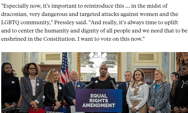 Lawmakers Renew Push for Equal Rights Amendment