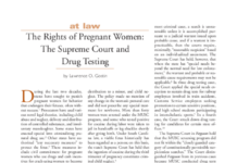 Supreme Court to Rule on Drug Testing of Pregnant Women