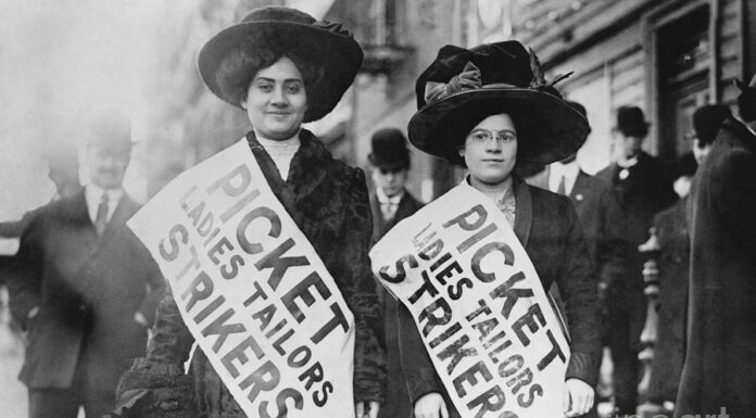 September 5 1910 – Shirtwaist Workers March for Justice on Labor Day