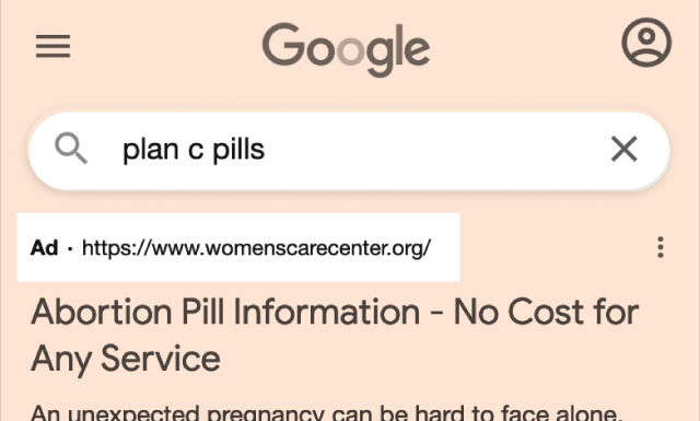 Google Removes Misleading Crisis Pregnancy Center Ads After Public Outcry