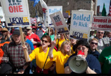 Activists Rally at Capitol to Protest Trump’s Budget Cuts