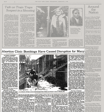 Authorities Question Four Suspects in Tulsa Abortion Clinic Bombings