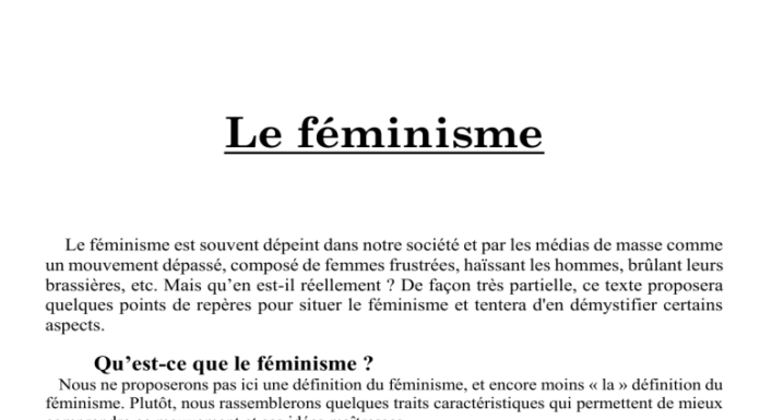 Traiter le sujet du féminisme : méthodologie et angles d’analyse