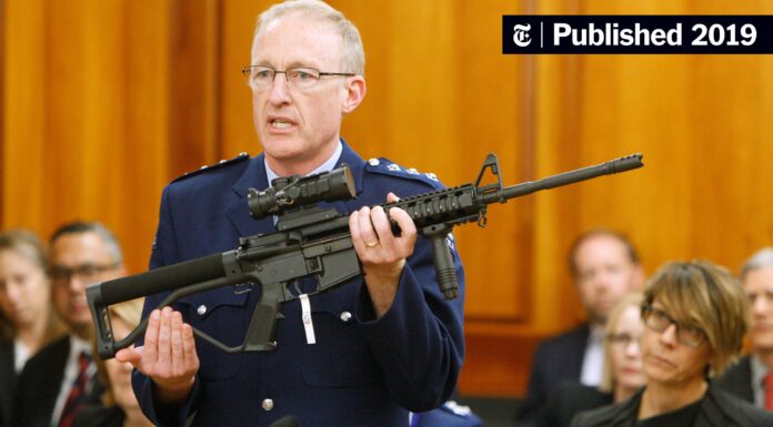 New Zealand Moves to Ban Semiautomatic Weapons After Mass Shooting