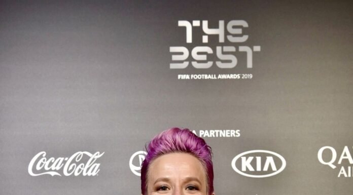 Megan Rapinoe Named FIFA Women’s Player of the Year 2019