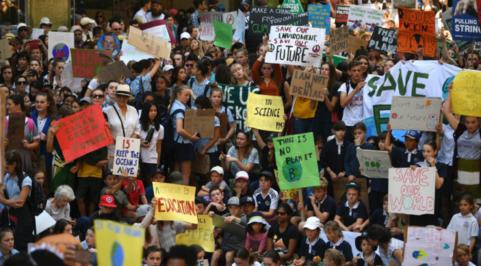 Australian Students Walk Out in Massive Climate Change Protest