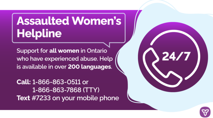Ontario Launches New Support Plan for Abused Women