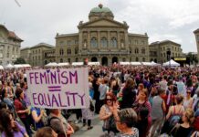 Thousands of Swiss Women Rally Against Gender Inequality