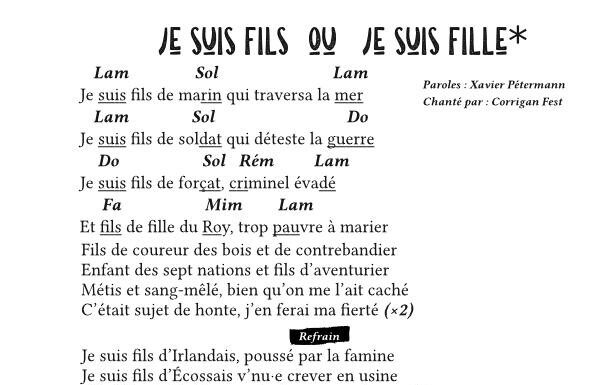 Je suis fille du vent : chants féministes pour âme rebelle