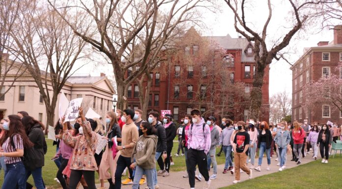 Brown University Organizes Take Back the Night Rally to End Campus Violence