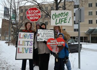 Leadership Alliance Protests Anti-Choice Event with Powerful Demonstration
