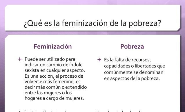 ¿Qué es la feminización de la pobreza? Causas y consecuencias
