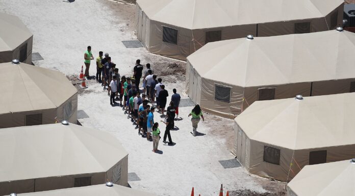 Unaccompanied Migrant Children Secretly Moved at Night to Isolated Tent Cities