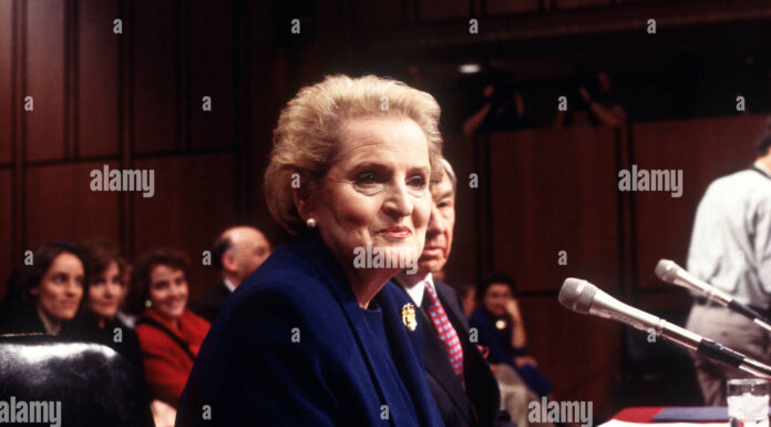 Madeleine Albright Breezes Through First Day of Senate Confirmation Hearings