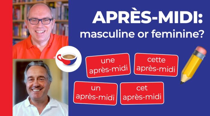 Discussion : après-midi plutôt « fémini » ou « masculi » ?