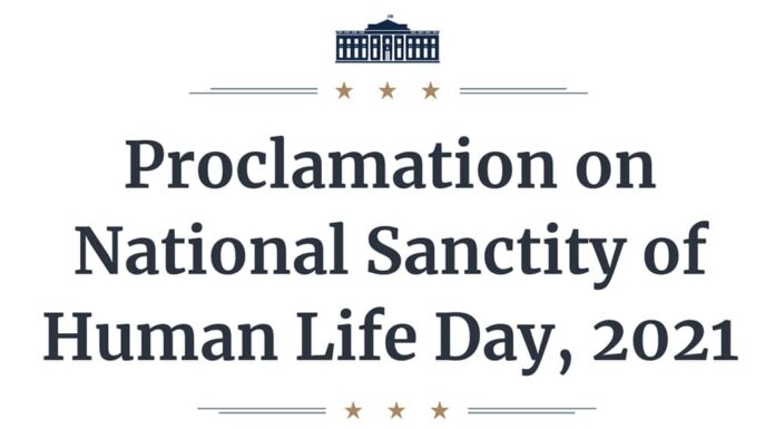 President’s ‘Sanctity of Human Life Day’ Proclamation Criticized for Undermining Women’s Rights