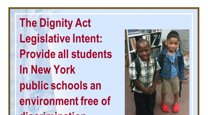 New York Senate Passes Dignity for All Students Act for Safer Schools