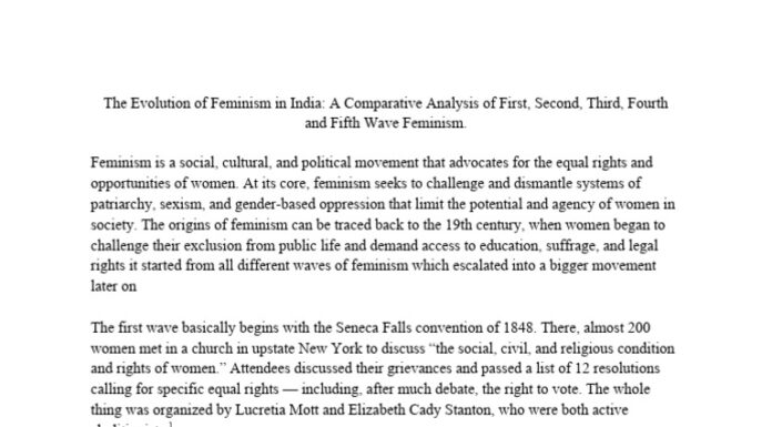 Fourth Wave Feminism in Libya: Striving for Gender Equality