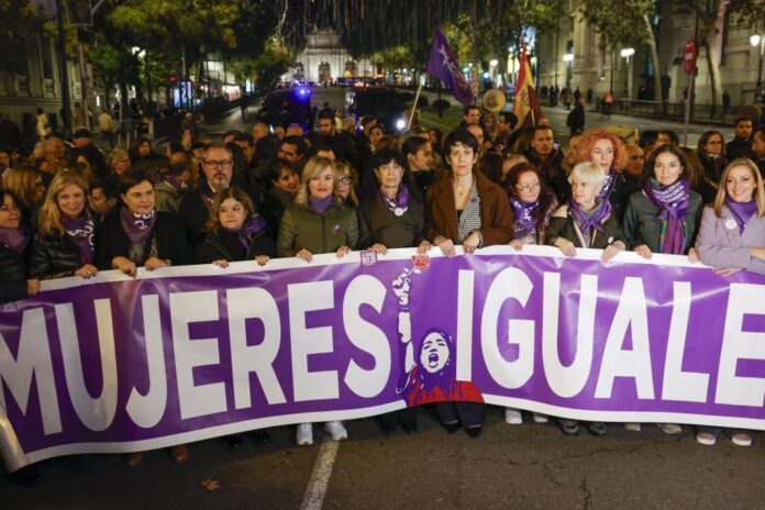 Manifestaciones con motivo del 25N en Madrid