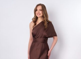 Brown Formal Dress for Women: Understated Glamour in Rich Hues