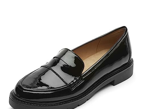 Black Patent Loafers for Women: Classic Gloss with a Modern Twist