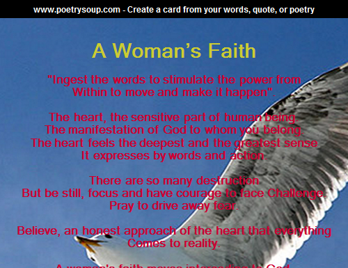 A Woman of Faith Poem: Grace in the Storm