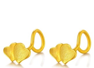24K Gold Stud Earrings for Women: Small in Size Rich in Shine