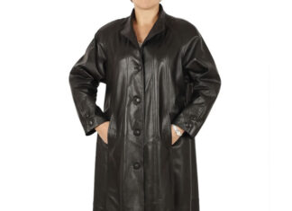 3/4 Length Leather Coat for Women: Sleek Sophisticated and Seasonless
