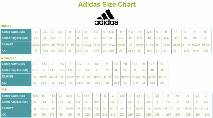 Adidas Women Shoes Size Chart: Find Your Perfect Fit