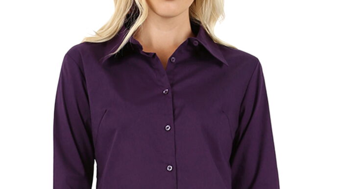 Blue Button-Up Shirt for Women: Smart Stylish & Easy to Pair