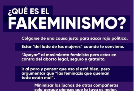 ¿Qué es el falso feminismo? Cuando la etiqueta no basta