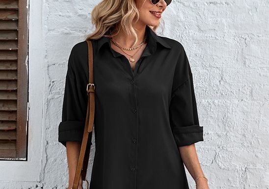 Black Shirt Dress for Women: Power Look for the Modern Woman