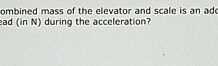 A Woman Stands on a Scale in a Moving Elevator: Newton’s Laws in Action